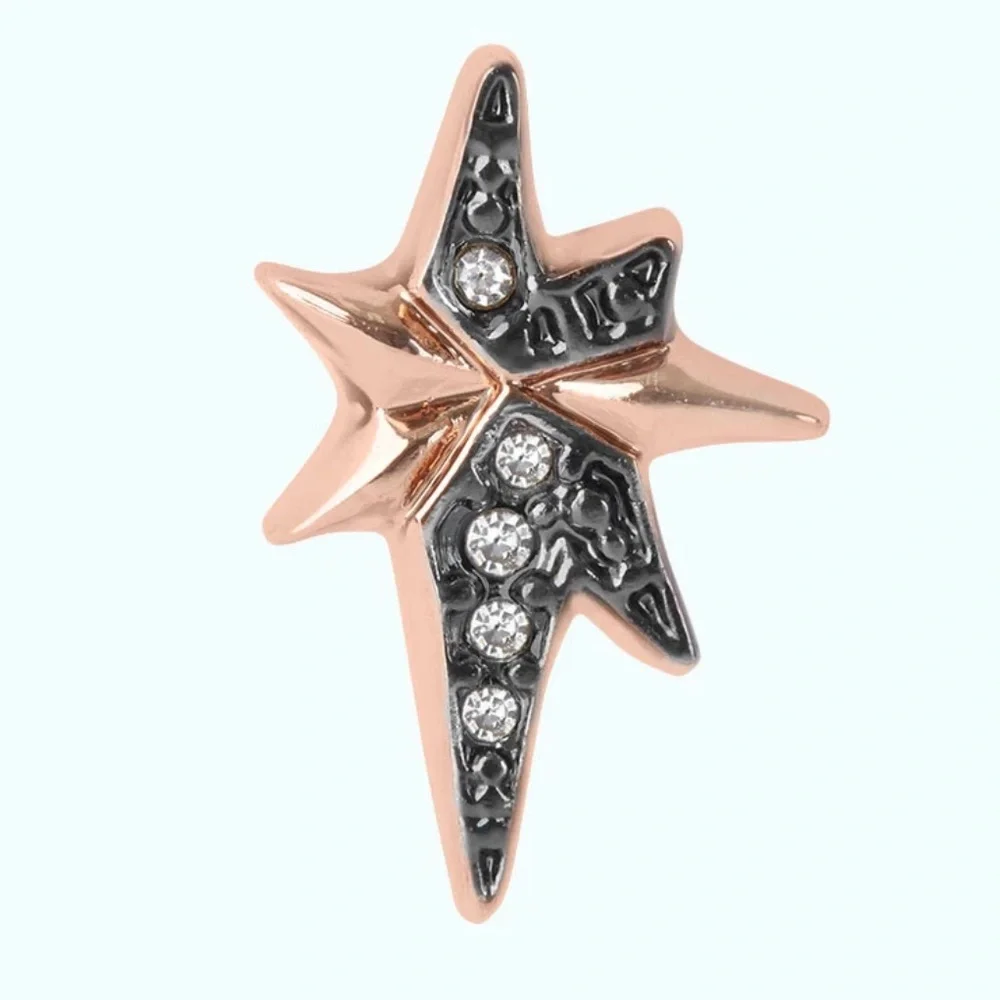 🩶5/$30 KEEP COLLECTIVE Rose Gold Star Bracelet Charm NEW